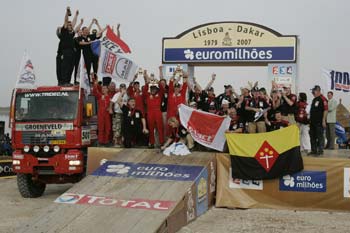 Rallye Dakar: Sieg auf allen Linien - Hans Stacey gewinnt mit seinem MAN Truck