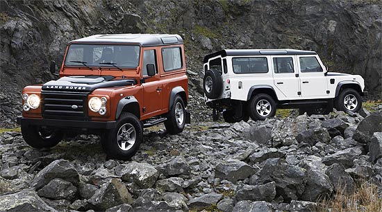 Land Rover Defender Sondermodelle Fire und Ice