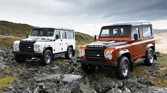 Land Rover Defender Sondermodelle Fire und Ice