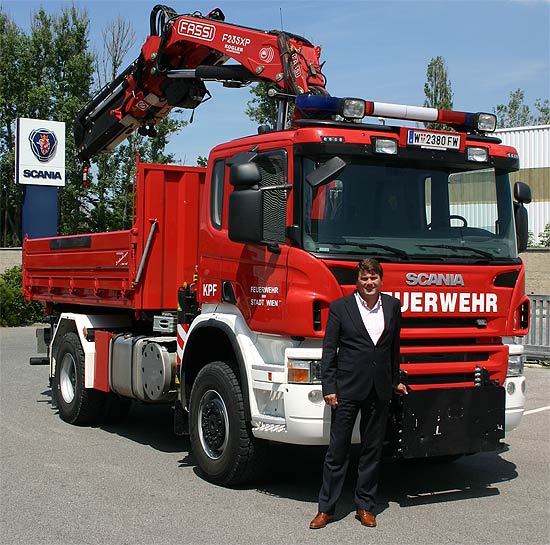 Scania P340, Scania sterreich Direktor Bjrn Speer