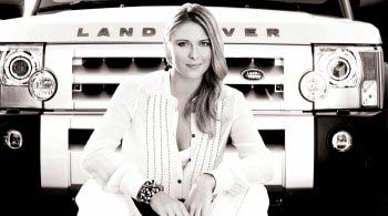 Maria Sharapova ist "Land Rover Botschafterin"