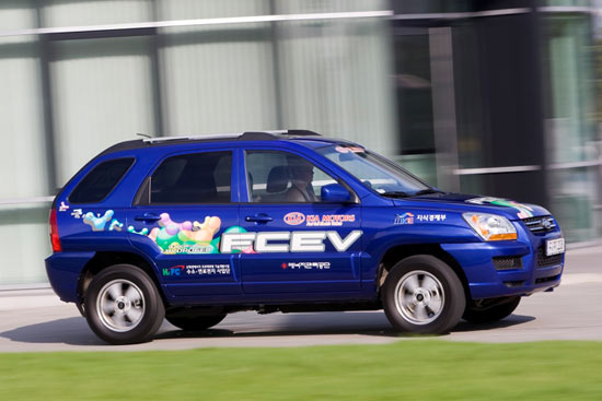 Kia Sportage FCEV mit Brennstoffzelle