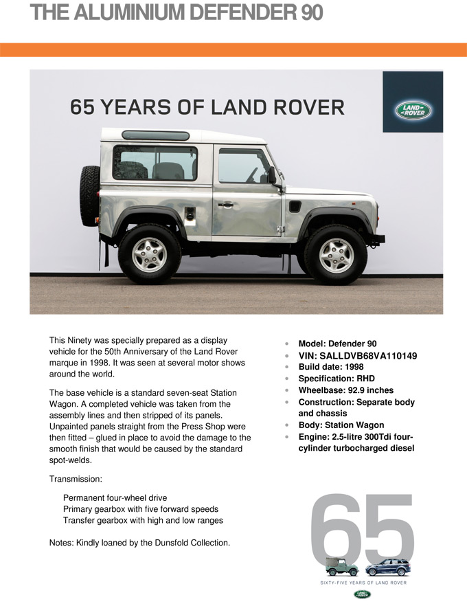 Land Rover Defender: Zum Vergrößern klicken!