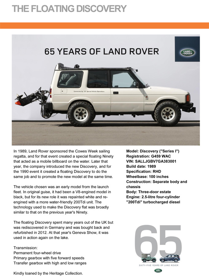 Land Rover Discovery: Zum Vergrern klicken!