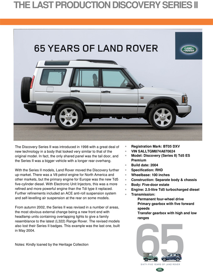 Land Rover Discovery: Zum Vergrößern klicken!