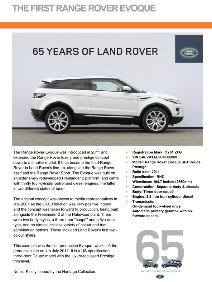 Land Rover Evoque: Zum Vergrern klicken!