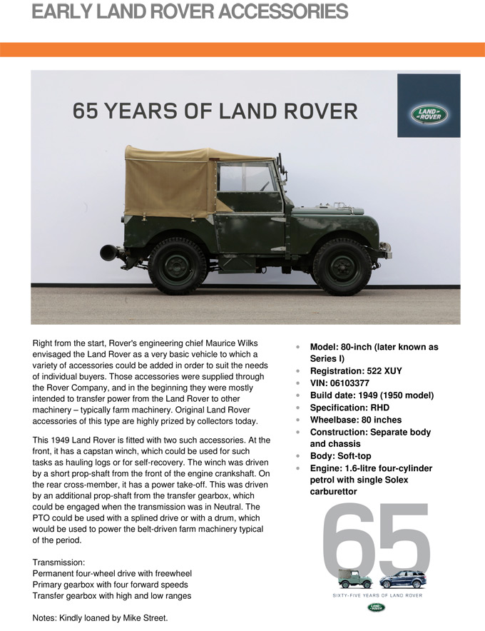 Land Rover Serie 1: Zum Vergrern klicken!