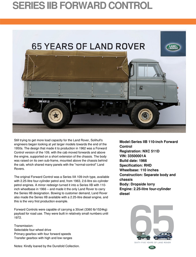Land Rover Serie 2: Zum Vergrößern klicken!
