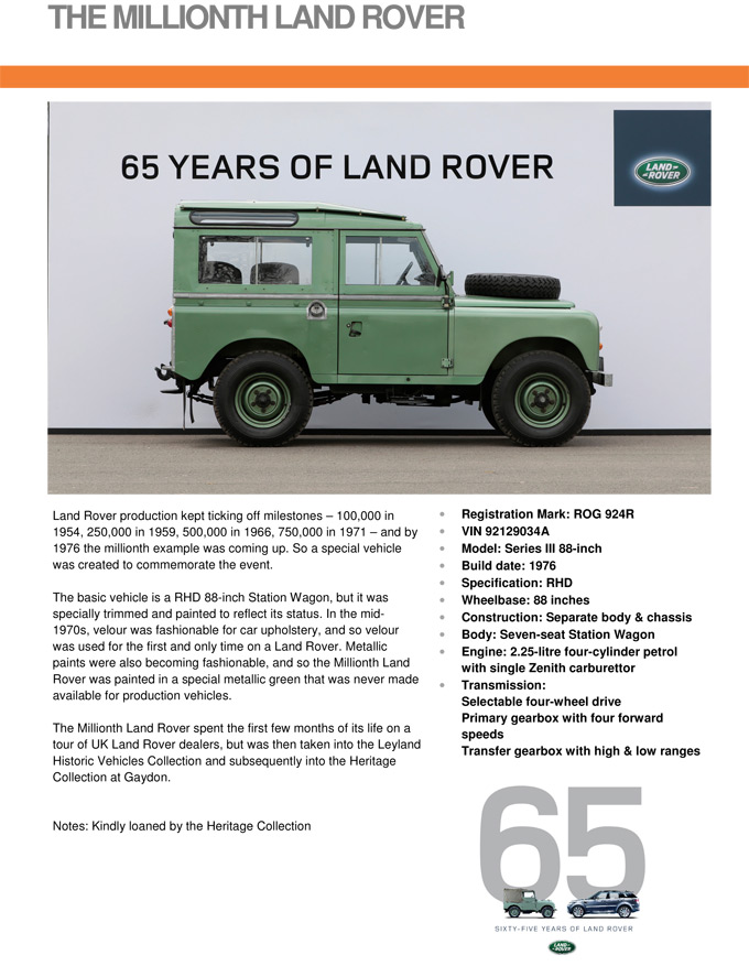 Land Rover Serie 3: Zum Vergrößern klicken!