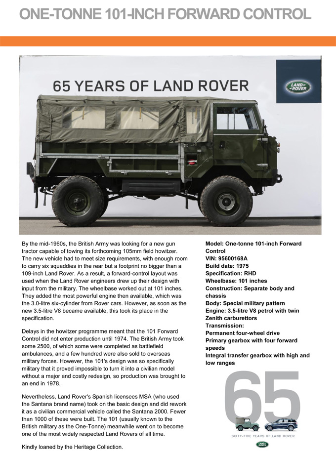 Land Rover Military: Zum Vergrößern klicken!