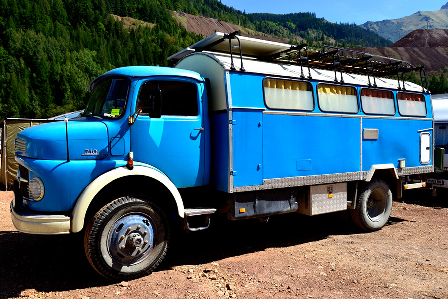 Treffen von Offroad Trucks Austria(OTA)auf dem Erzberg