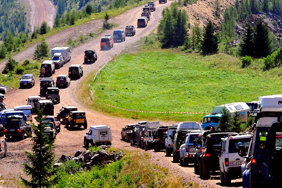 Treffen von Offroad Trucks Austria(OTA)auf dem Erzberg