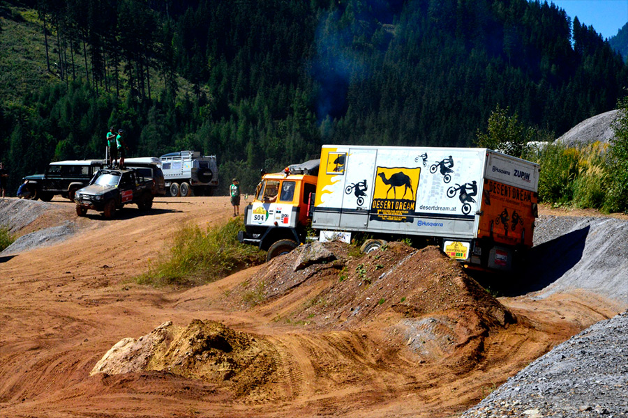 Treffen von Offroad Trucks Austria(OTA)auf dem Erzberg