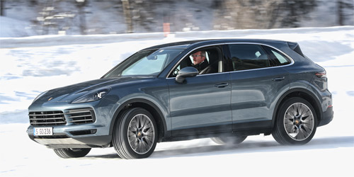 Porsche Winterfahrtraining mit Walter Röhrl