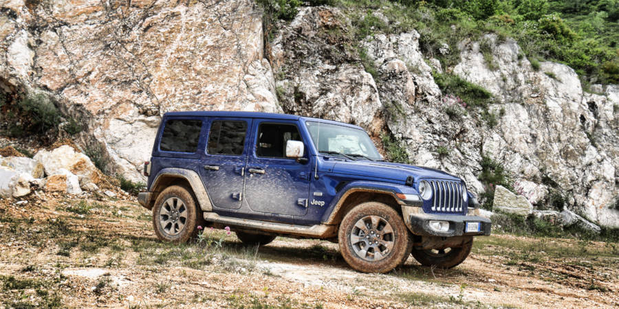 Jeep Wrangler mit 4-Zylinder-Benzinmotor